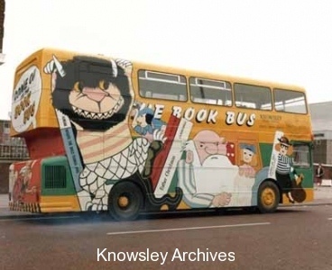 Knowsley Library Service's Book Bus at Kirkby