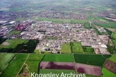 Aerial view of Kirkby Industrial Estate