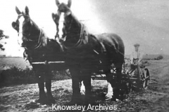 Mowing hay at Kirkby