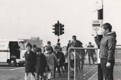 Pedestrian crossing, County Road, Kirkby