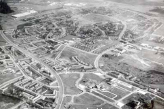 Aerial view of Southdene, Kirkby