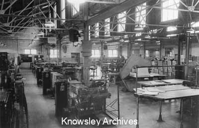 Machinery, Royal Ordnance Factory, Kirkby