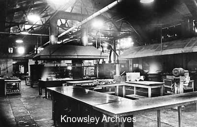 Kitchens, Royal Ordnance Factory, Kirkby