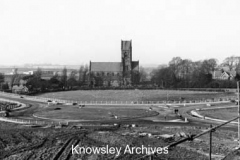 Roundabout near St Chad's Church, Kirkby