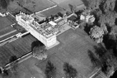 Aerial view of Knowsley Hall, Knowsley Park Estate