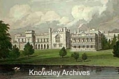 Watercolour of Knowsley Hall