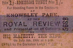 Edward VII's visit to Knowsley Park