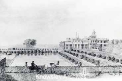 East front, Knowsley Hall, Knowsley Park Estate