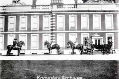 Horse-drawn carriage at Knowsley Hall, Knowsley