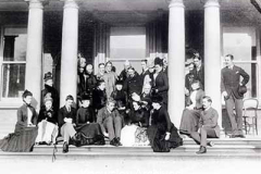 Staff at Knowsley Hall, Knowsley