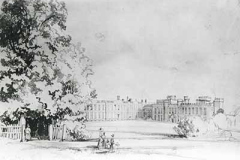 West and north fronts, Knowsley Hall