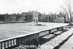 East front and garden, Knowsley Hall