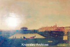 East front of Knowsley Hall