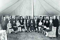 Presentation of gold watches at Knowsley Hall
