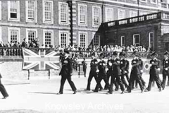 Presentation of medals at Knowsley Hall