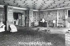 Mahogany library, Knowsley Hall