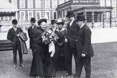 Awaiting the arrival of King George V at Knowsley Hall
