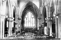 Interior, St Mary's Church, Knowsley Village