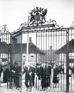 Opening of the Memorial Gates, Knowsley Lane
