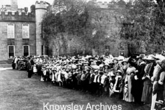Royal visit to Knowsley Hall, Knowsley