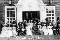 Royal Party at Knowsley Hall