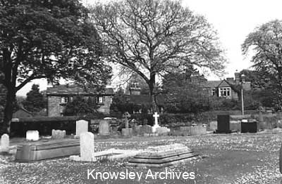 Graves, St Mary's churchyard, Knowsley
