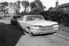 American car on Knowsley Lane, Knowsley