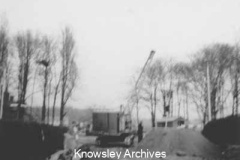 Construction work, Alder Lane, Knowsley