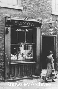 Lyon's shop, Eccleston Street, Prescot