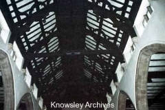 Oak-beamed roof, Prescot Parish Church