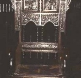 Ogle chair, St Mary's Church, Prescot