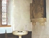 Font, St Mary's Church, Prescot