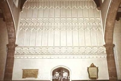 West wall, St Mary's Church, Prescot