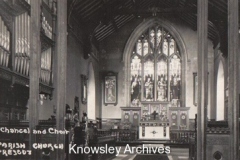 Interior of St Mary's Parish Church, Prescot