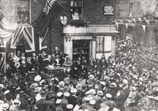 Prescot War Memorial unveiling