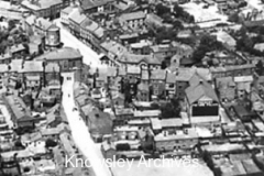 Aerial view over Prescot