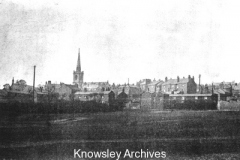 Prescot viewed from the south