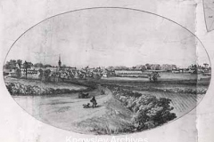 Prescot viewed from the Knowsley Estate