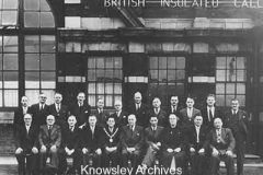 Prescot councillors with BICC staff