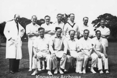 Staff Cricket Team, Prescot Grammar School