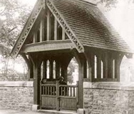 Lych-gate, St Bartholomew's Parish Church, Roby