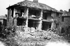 Bomb damage, Reva Road, Roby