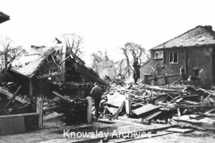 Bomb damage, Coronation Drive, Roby