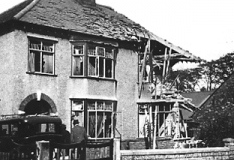 Bomb damage, Swanside Road, Roby