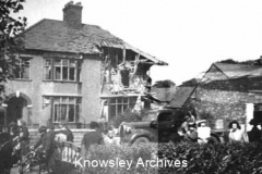 Bomb damage, Swanside Road, Roby