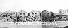 Bomb damage in the Swanside area of  Roby