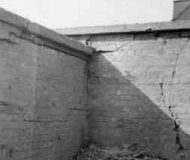 Bomb damage, Warden's post, Roby