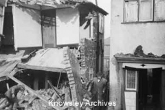 Bomb damage, Merton Drive, Roby