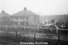 Bomb damage, Court Hey Avenue, Roby