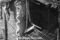 Bomb damage, Childwall Parade, Roby